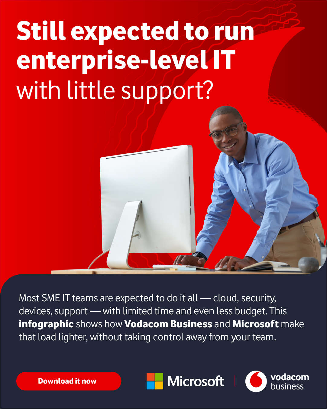For growing IT teams with big expectations and little support.