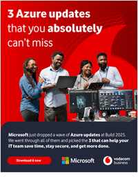 3 Azure updates that you absolutely can't miss.