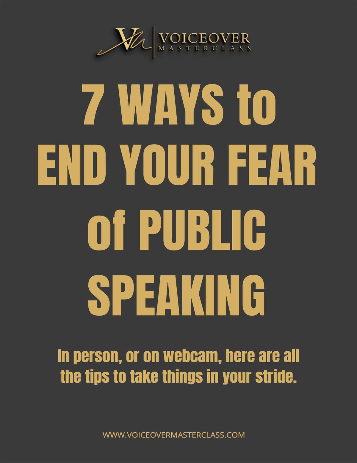 7 Ways to End Your Fear of Public Speaking