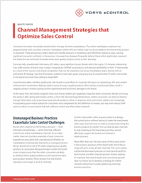 Channel Management Strategies that Optimize Sales Control