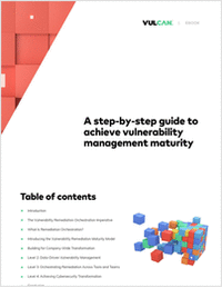A Step-by-Step Guide to Achieve Vulnerability Management Maturity