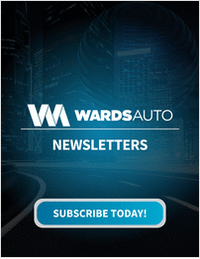 Each week, WardsAuto Editors put together a series of Newsletters, designed to ensure that our readers get the latest automotive news delivered straight to their inbox