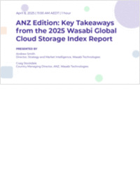 2025 Wasabi ANZ Cloud Storage Index Report