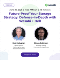 Future-Proof Your Storage Strategy: Defense-in-Depth with Wasabi + Dell