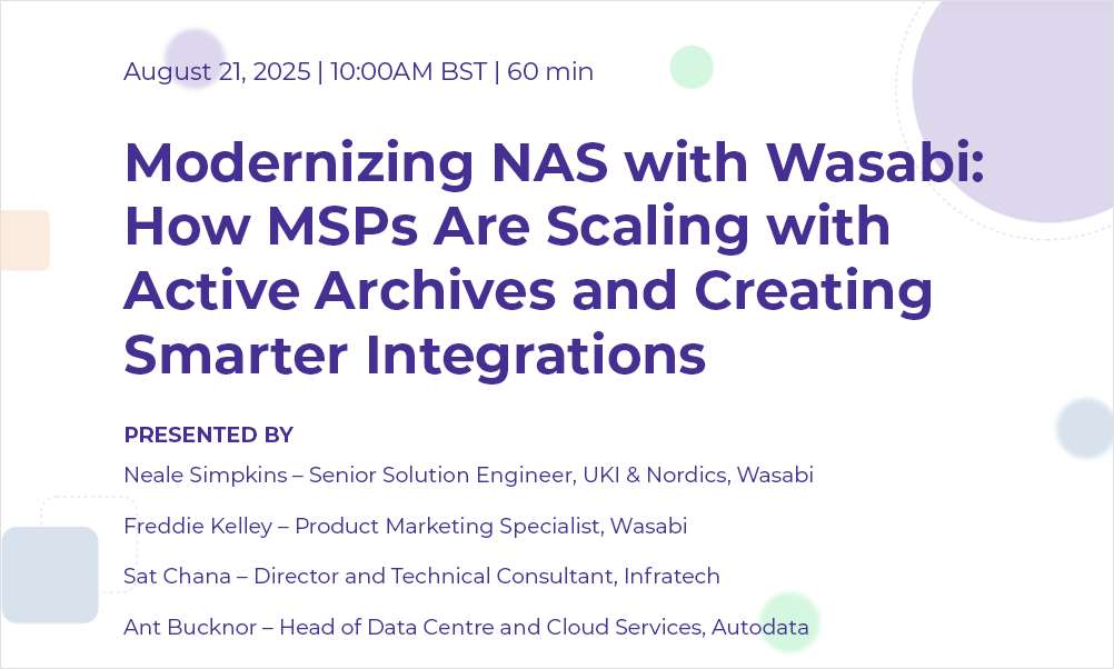 Modernizing NAS with Wasabi