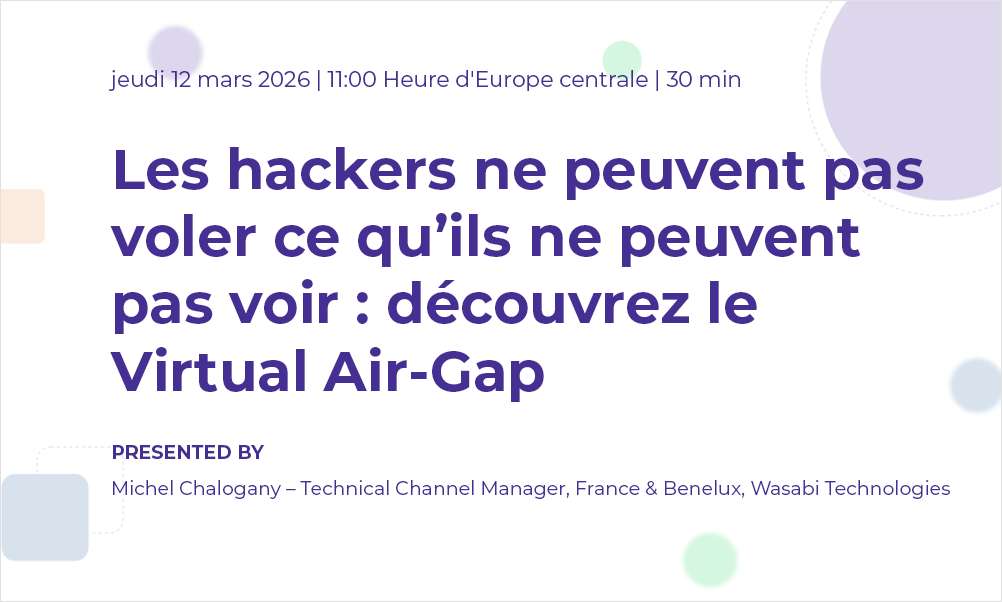 Hackers can't steal what they can't see