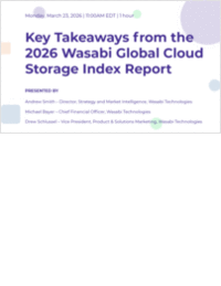 2026 Wasabi Global Cloud Storage Index Report