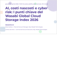 Key Highlights from the Wasabi Global Cloud Storage Index 2026