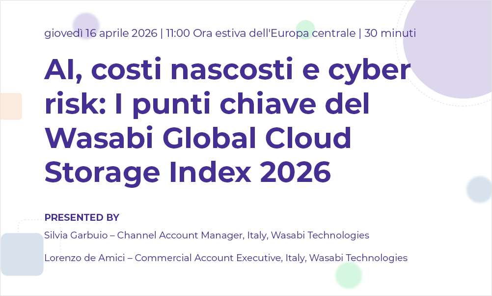 Key Highlights from the Wasabi Global Cloud Storage Index 2026