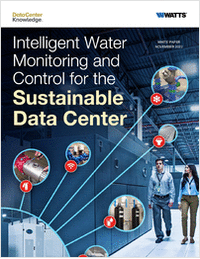 Intelligent Water Monitoring and Control for the Sustainable Data Center