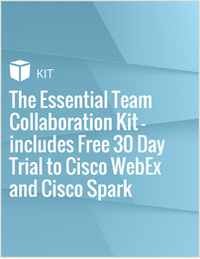 The Essential Team Collaboration Kit - includes Free 30 Day Trial to Cisco WebEx and Cisco Spark‎