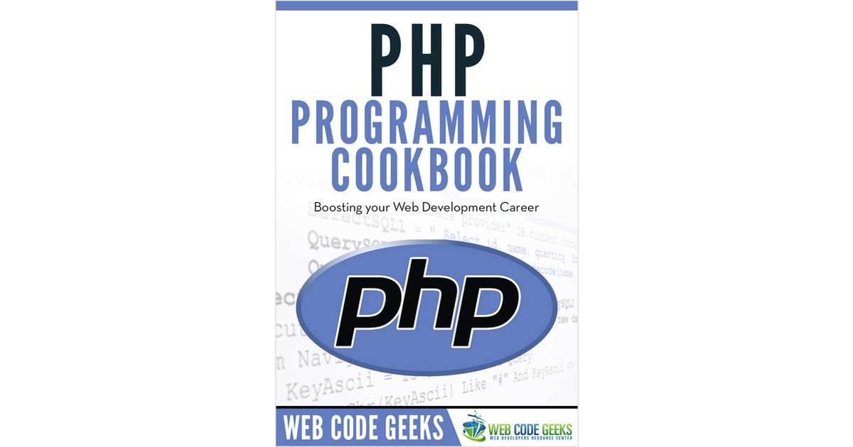 PHP Programming Cookbook Free eBook