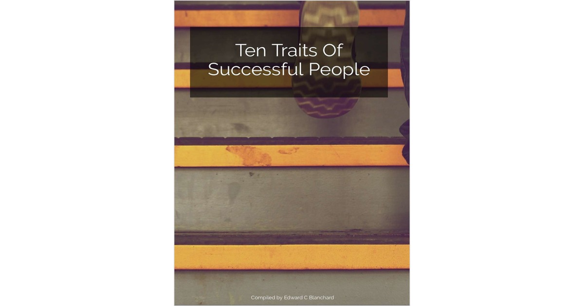 Ten Traits Of Successful People Free eBook
