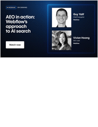 AEO in action: Webflow's approach to AI search