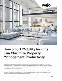 Real Estate: How Smart Mobility Insights Can Maximize Property Management Productivity