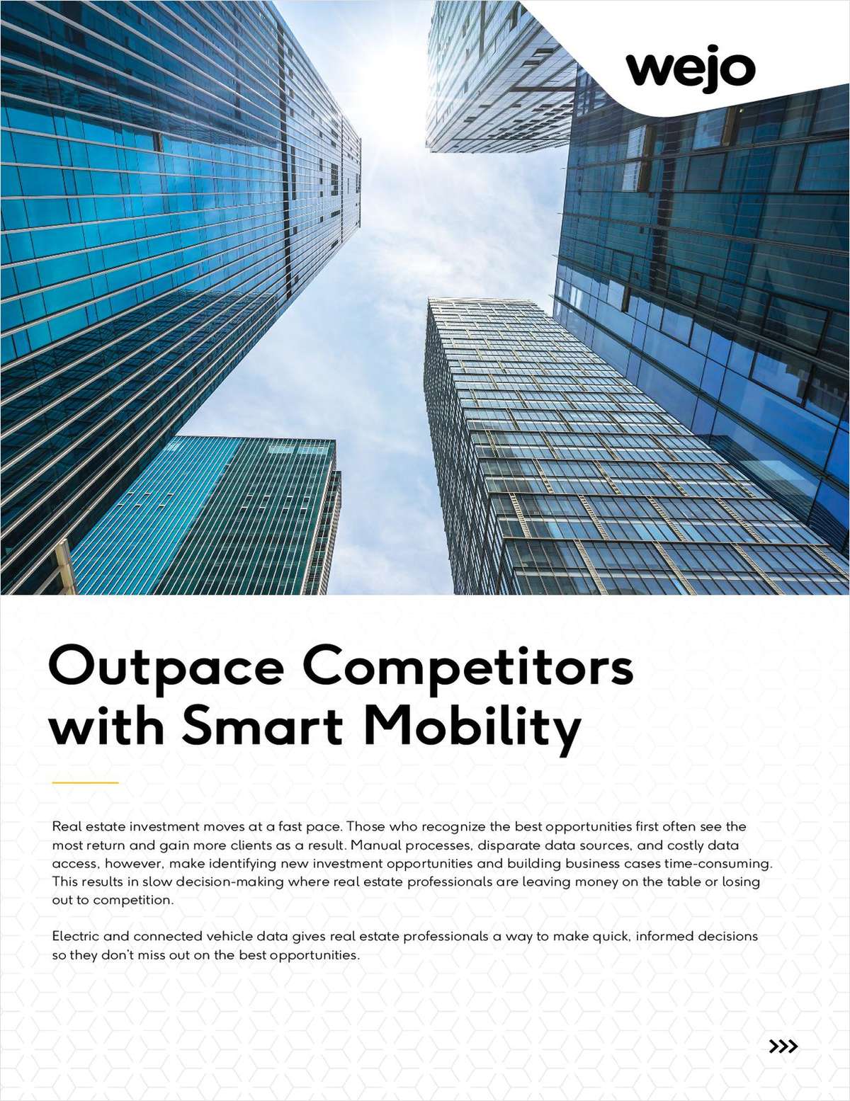 Real Estate: Outpace Competitors with Smart Mobility  