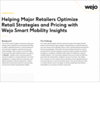 Leading Fuel & Convenience Retailer Optimized Pricing and Retail Strategies with Vehicle Data - A Wejo Smart Mobility For Good ™ Case Study
