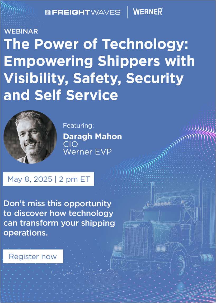 The Power of Technology: Empowering Shippers with Visibility, Safety, Security and Self Service
