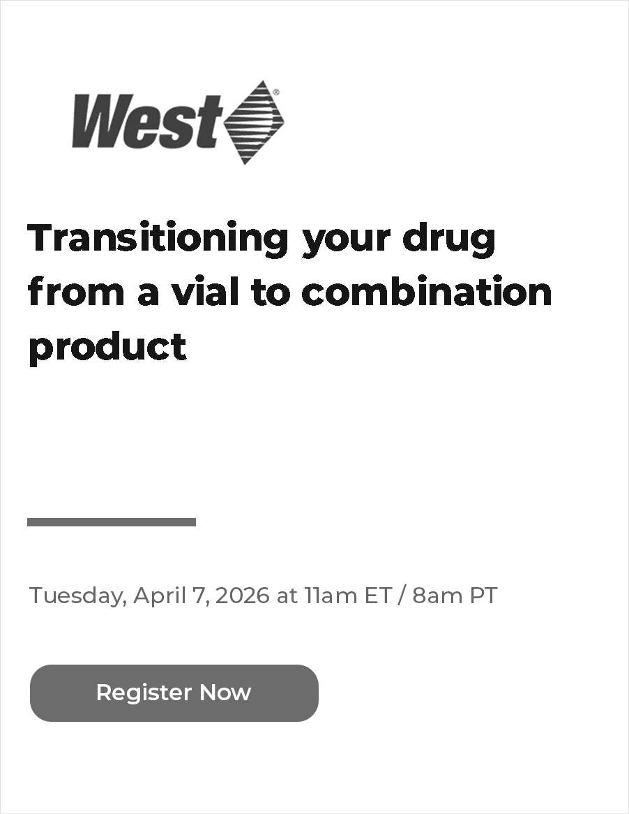 Transitioning your drug from a vial to combination product
