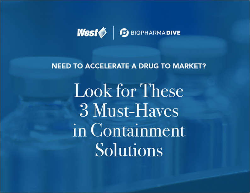Drug Development's Three Must-Haves in Containment Solutions