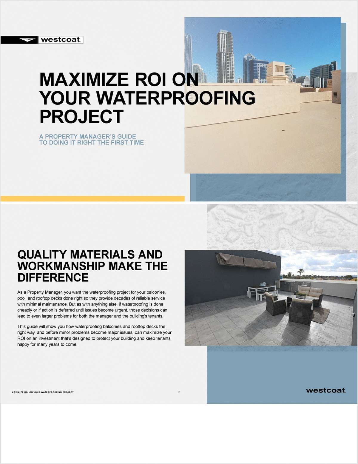 Maximize ROI on Your Waterproofing Project