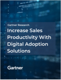 Gartner Research: Increase Sales Productivity with Digital Adoption Solutions