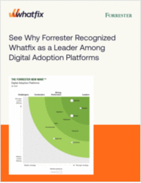 See Why Forrester Recognized Whatfix as a Leader Among Digital Adoption Platforms