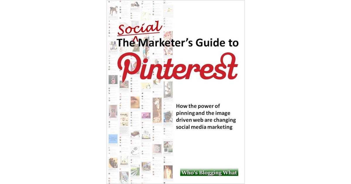 The Social Marketers Guide to Pinterest Free Gu pic picture