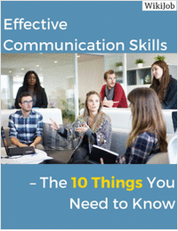Effective Communication Skills -- The 10 Things You Need to Know