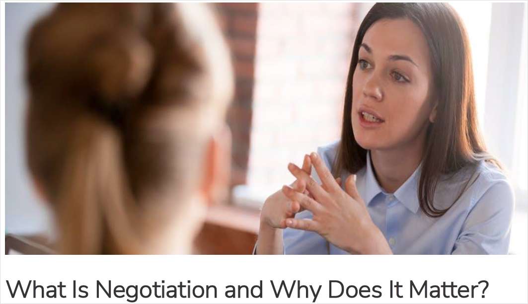 What is Negotiation and Why Does It Matter?