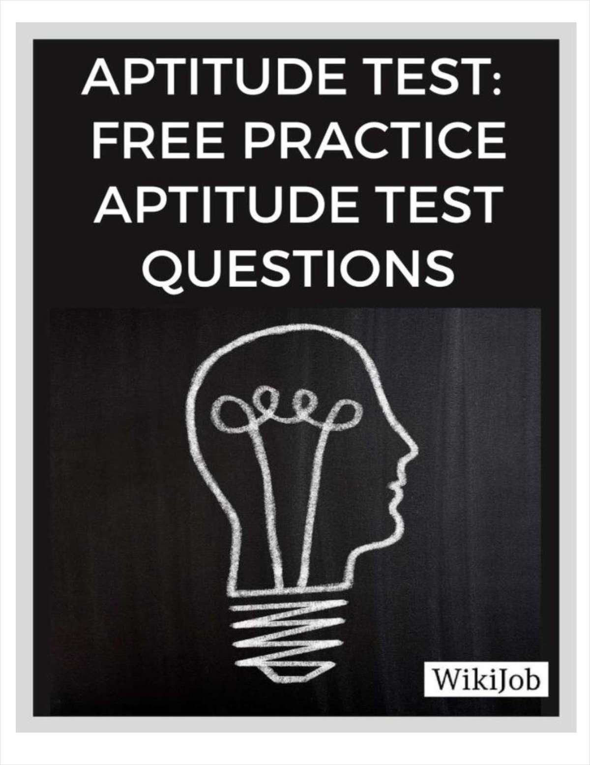 Aptitude Test : Free Practice Aptitude Test Questions