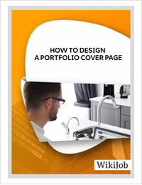 How to Design a Portfolio Cover Page