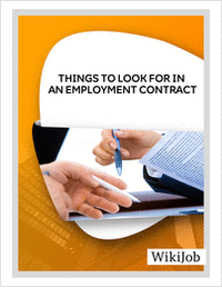Things to Look for in an Employment Contract
