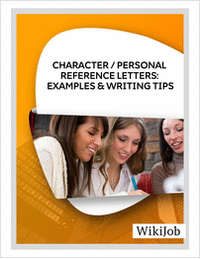 Character / Personal Reference Letters: Examples & Writing Tips