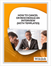 How to Cancel or Reschedule an Interview