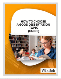 How to Choose a Good Dissertation Topic