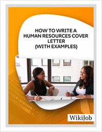 How to Write a Human Resources Cover Letter