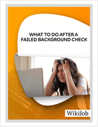 What to Do After a Failed Background Check
