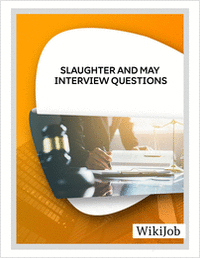 Slaughter and May Interview Questions