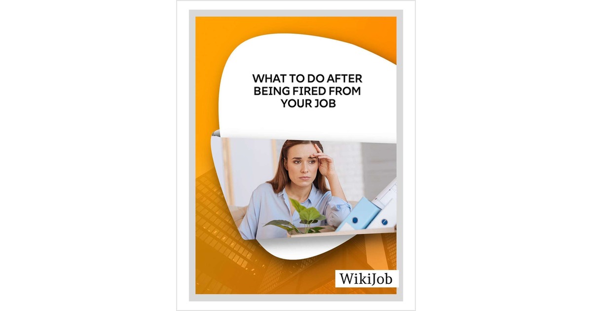 What to Do After Being Fired From Your Job