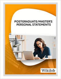 Postgraduate/Master's Personal Statements