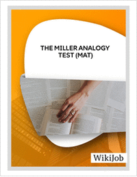 The Miller Analogy Test (MAT)