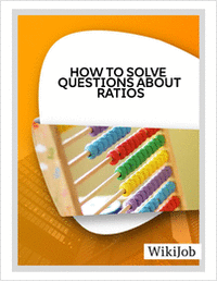 How to Solve Questions About  Ratios
