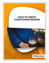 How to Write a Bartender Resume