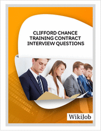 Clifford Chance Training Contract Interview Questions