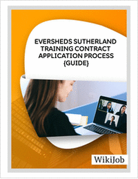 Eversheds Sutherland Training Contract Application Process