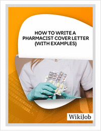 How to Write a Pharmacist Cover Letter