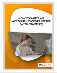 How to Write an Accounting Cover Letter