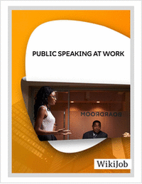 Public Speaking at Work
