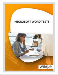 Microsoft Word Tests